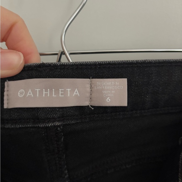Athleta Sculptek Ultra Skinny High Rise Zip Ankle Jeans Sz6-excellent condition - Picture 4 of 8